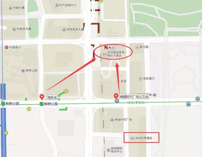 深圳cfa考場地圖3