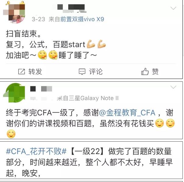 cfa百題怎么樣