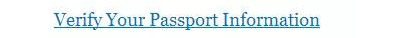 確定你的護(hù)照信息，保證護(hù)照信息正確并且沒有過期。