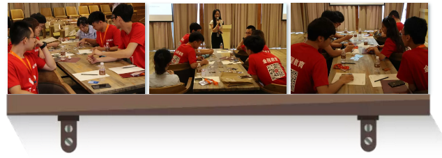 課間以“現(xiàn)在·未來”為題的卡片互動(dòng)，讓整個(gè)活動(dòng)開始步入高潮