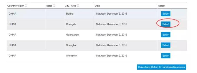 選擇自己要更改的城市后，點擊 OK