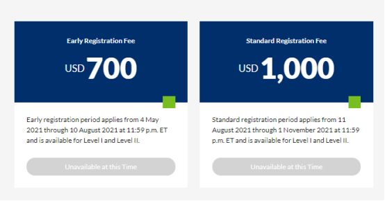 cfa考試報(bào)名時間