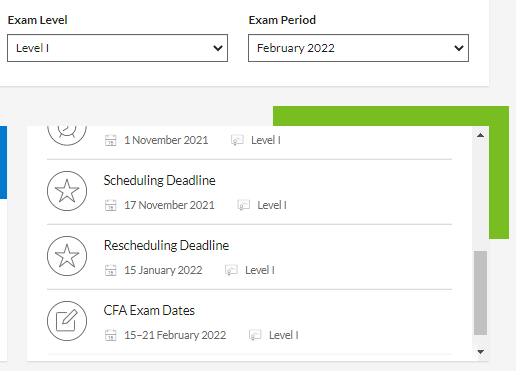 cfa考試報(bào)名時間