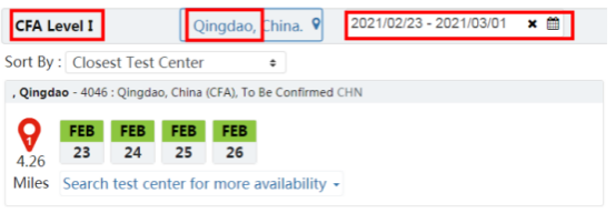 CFA一級(jí)青島考點(diǎn)取消
