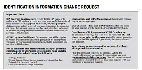 cfa考場注意事項