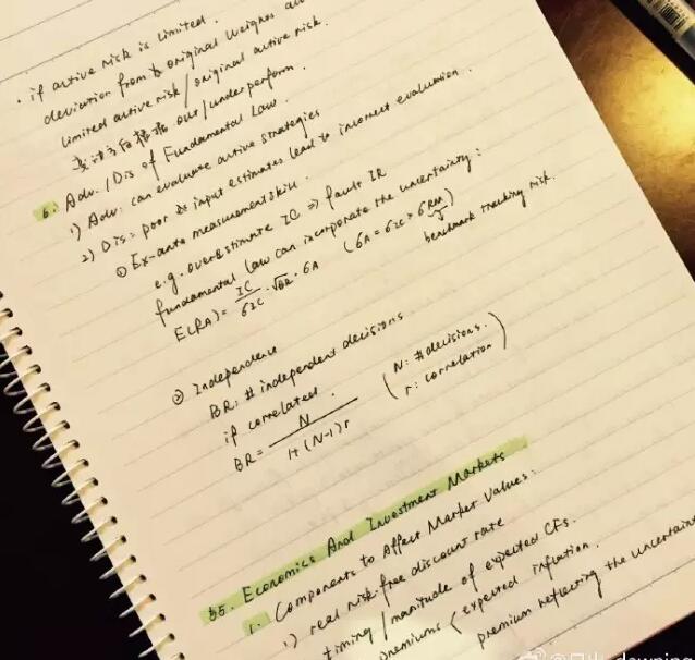 牛人CFA二級備考筆記