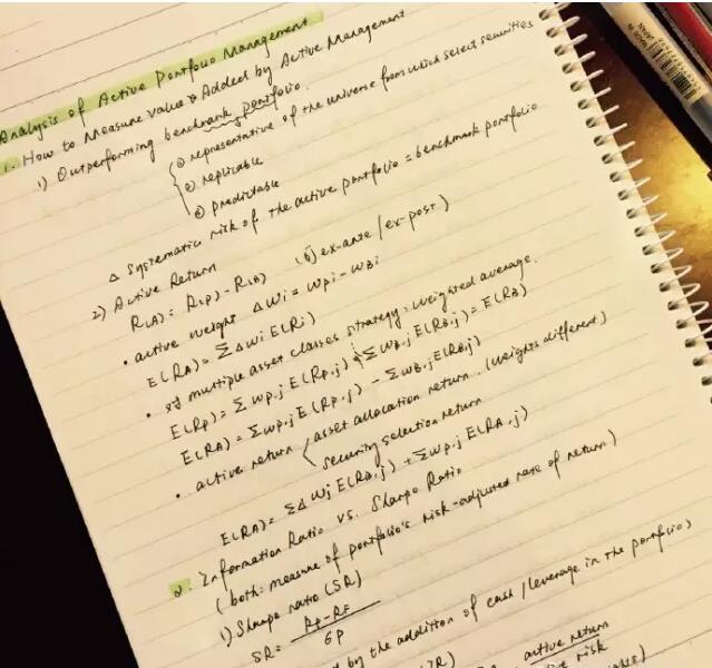 二級CFA備考筆記