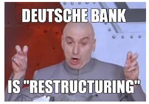 CEO Christian Sewing再三初面辟謠：“我們不會被收購”。