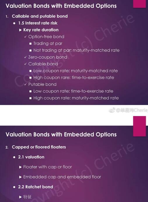 cfa二級(jí)科目重點(diǎn)