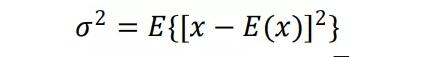 方差的公式可寫成