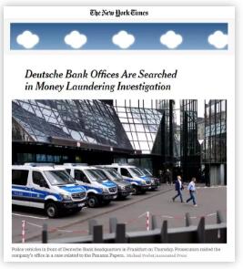 至此德銀股價再次暴跌，創(chuàng)歷史新低。