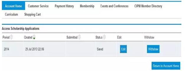 選擇申請(qǐng)的獎(jiǎng)學(xué)金