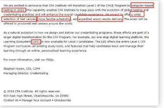 CFA一級要實(shí)行機(jī)考了