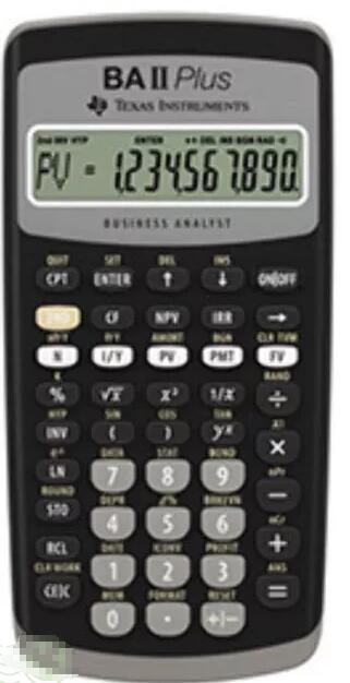 CFA協(xié)會(huì)只允許考生在考試時(shí)使用以下兩種型號(hào)的計(jì)算器