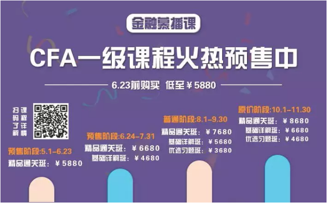 cfa一級(jí)課程