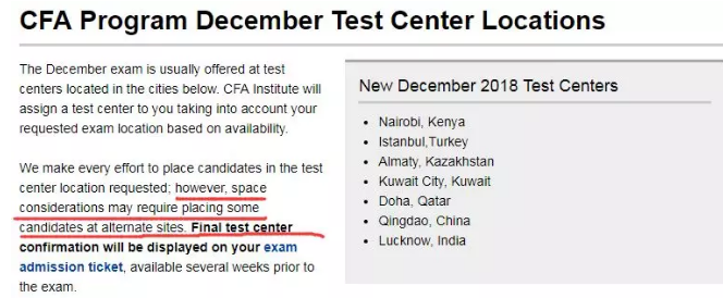 難道CFA考場真的會(huì)被取消
