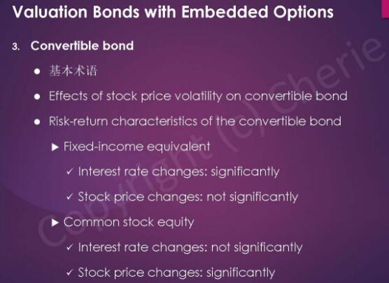 用利率二叉树给含权债券进行估值,分别讲了callable/putable bond