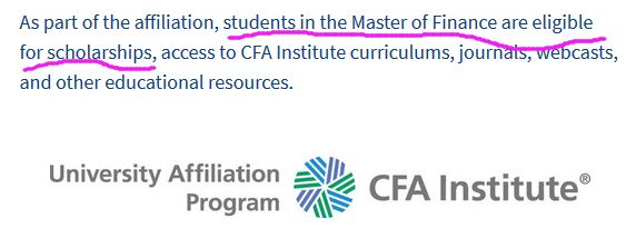 墨大Master of Finance 截圖