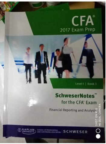 然后好好閱讀cfa Notes，再好好做題