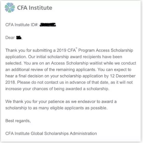 然后就是耐心地等待了，2018年12月1日，協(xié)會的郵件如約而至