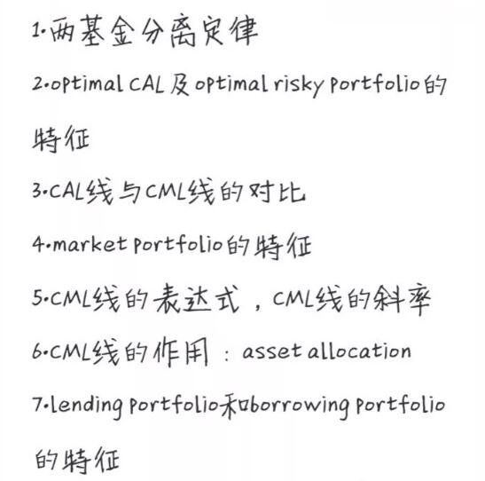 CFA一級組合管理中的第三個理論是資本資產(chǎn)定價模型