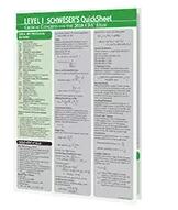  Kaplan Schweser QuickSheet