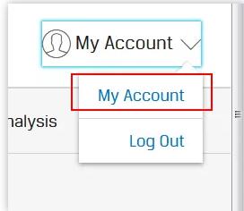 點(diǎn)擊my account