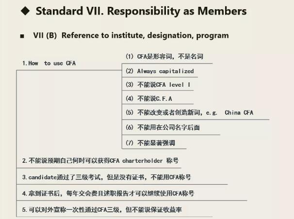 有關職業(yè)倫理七大條準則的框架