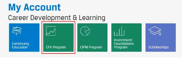 選擇cfa準(zhǔn)考證打印