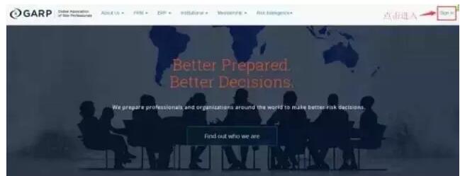進(jìn)入?yún)f(xié)會(huì)網(wǎng)站：http://www.garp.org/