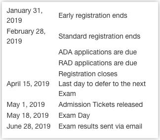 2019年11月FRM一級(jí)、二級(jí)報(bào)名時(shí)間：