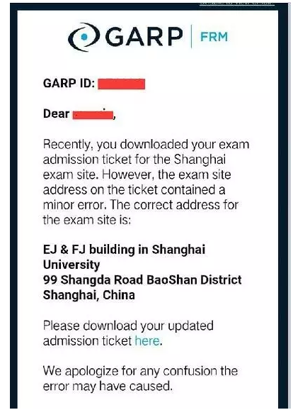 GARP協(xié)會(huì)官網(wǎng)信息