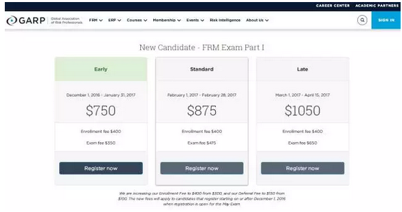  今年和往年相比，注冊費漲價
