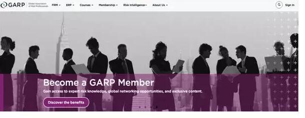 登錄 http://www.garp.org，進(jìn)入以下界面