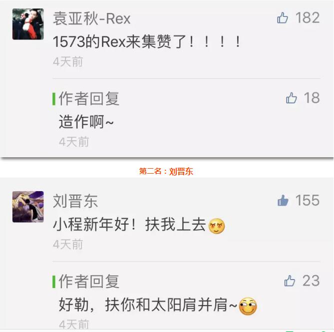 點(diǎn)贊前五名結(jié)果