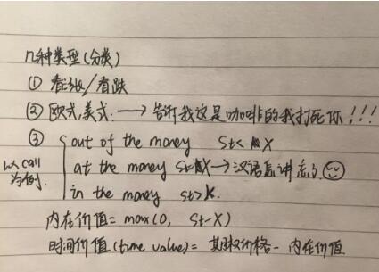 接下來(lái)是期權(quán)的幾種分類