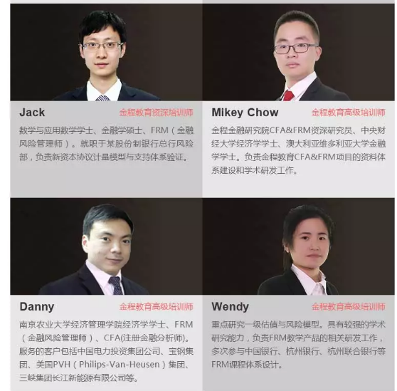 FRM零基礎長線班名師