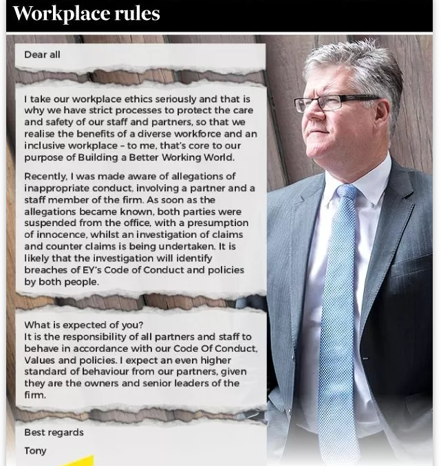 辦公室主管合伙人騷擾女員工遭停職調(diào)查