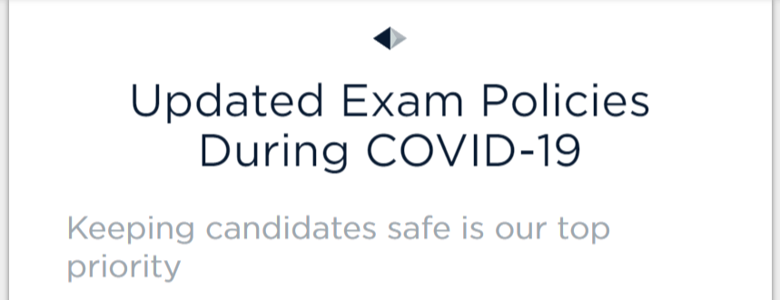 FRM疫情期間考試政策