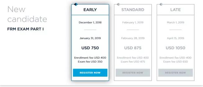 2019年5月FRM一級(jí)、二級(jí)報(bào)名時(shí)間