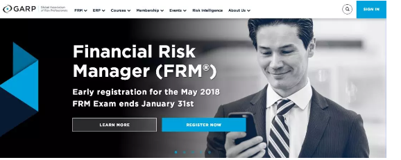 2018年5月FRM報名通知