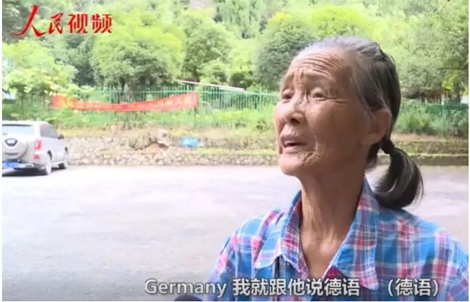  來自德國，就說德語。