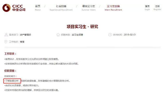 據(jù)分析或者相關工具的使用能力強!