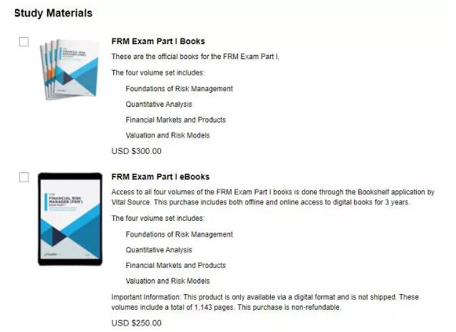 cfa選擇教材和支付方式