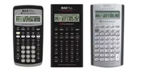 Texas Instruments BA II Plus (兩個(gè)版本)，包括 BA II Plus Professional