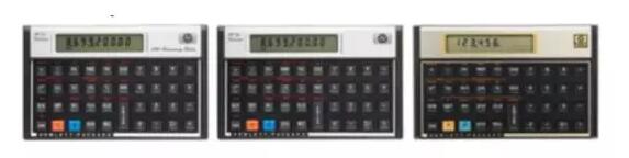  Hewlett Packard 12C (包括 HP 12C Platinum與Anniversary Edition)