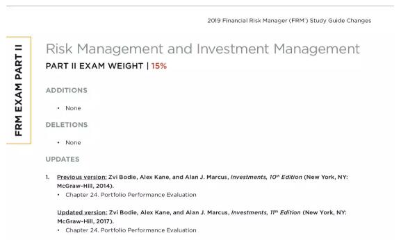 　第四門(mén)課：風(fēng)險(xiǎn)管理與組合管理更新組合業(yè)績(jī)?cè)u(píng)估的內(nèi)容;