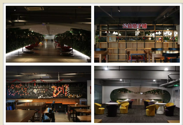 由諾亞的工作人員帶領(lǐng)學(xué)員參觀公司的休閑區(qū)域并在諾亞財(cái)富公司的底樓拍照留念。