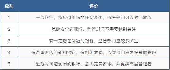 駱駝信用評(píng)級(jí)指標(biāo)體系CAMELS