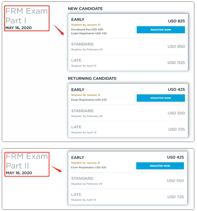 FRM報(bào)名費(fèi)用